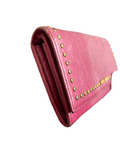 Miu Miu Studded Leather Long Wallet