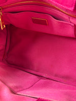 Prada Pink Canapa Hand Bag
