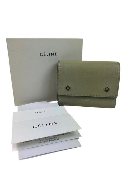 Celine Leather Trifold Wallet