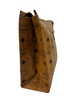 MCM Cognac Leather Clutch Bag