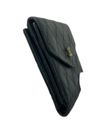 Chanel CC Quilted Leather Bifold Wallet