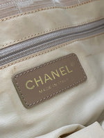 Chanel CC Canvas Tote Bag