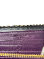 Dior Trotter Leather Zippy Wallet