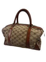 Celine Macadam Canvas Boston Bag