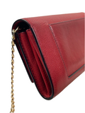 Celine Red Leather Wallet on Chain