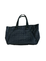 Chanel CC Canvas Monogram Tote Bag