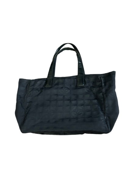 Chanel CC Canvas Monogram Tote Bag
