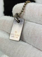 Gucci .925 Silver Logo Bracelet