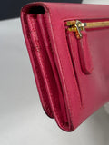 Prada Saffiano metal leather long wallet