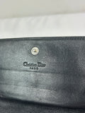 Dior Black Trotter Leather Long Wallet