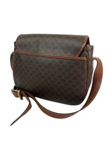 Celine Macadam Leather Crossbody Bag
