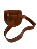 Gucci Brown Leather Horse-bit Waist Bag