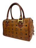 MCM Cognac Leather Shoulder Bag