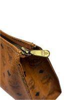 MCM Cognac Leather Clutch Bag