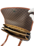Celine Macadam Leather Shoulder Bag