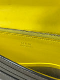 Celine Green Leather Long Wallet