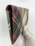 Vivienne Westwood Tartan Orb Long Wallet