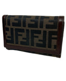 Fendi Zucca Momogram Zip Wallet