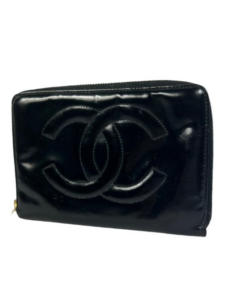 Chanel CC Leather Zippy Wallet