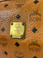 MCM Cognac Leather Clutch Bag