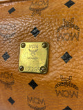 MCM Cognac Leather Clutch Bag