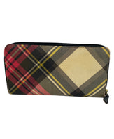 Vivienne Westwood Tartan Orb Zippy Wallet