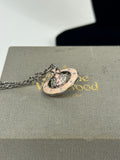 Vivienne Westwood Encrusted Orb Necklace