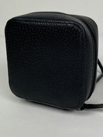 Gucci Black Leather Cosmetic Bag