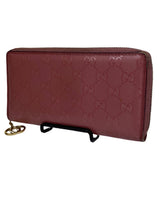 Gucci GG Guccissima leather Charm Zippy wallet