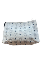 MCM White Leather Clutch Bag