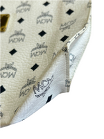 MCM White Monogram Clutch Bag