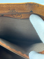 MCM Cognac Leather Shoulder Bag