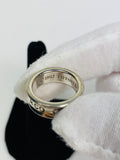 Tiffany & Co .925 Silver Logo Ring