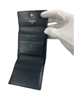 Chanel CC Leather Trifold Wallet
