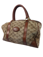 Celine Macadam Canvas Boston Bag