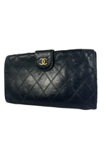 Chanel CC Quilted Leather Long Wallet