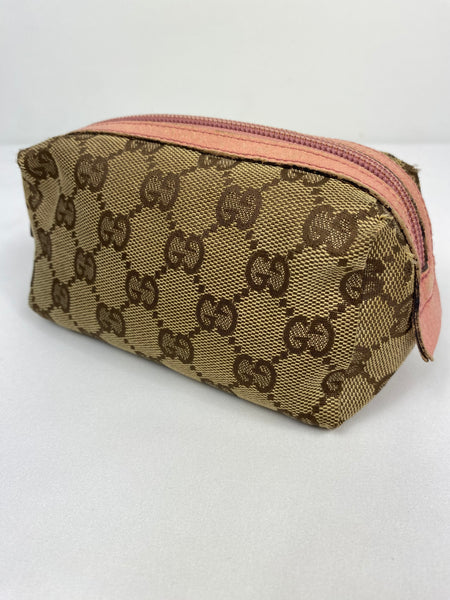 Gucci GG Canvas monogram cosmetic bag