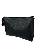 MCM Black Monogram Toiletry Bag