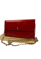 Louis Vuitton Vernis Leather Wallet on Chain