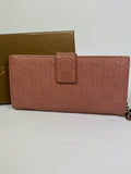 Gucci GG Guccissima leather long wallet