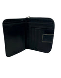 Prada Jacquard Leather Zippy Wallet