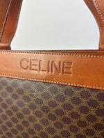 Celine Macadam Leather Shoulder Bag