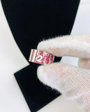 Dior Red Trotter Ring size 5