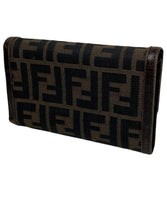 Fendi Zucca Monogram Trifold Wallet