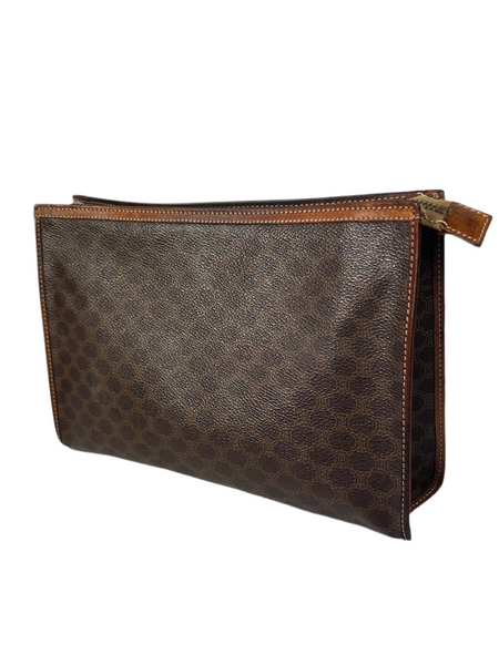 Celine Macadam Leather Toiletry Bag