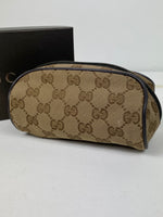 Gucci GG Canvas Monogram Cosmetic Bag