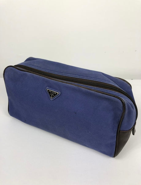 Prada Tessuto Jean Cosmetic Bag