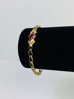 Dior Encrusted Ruby Bracelet