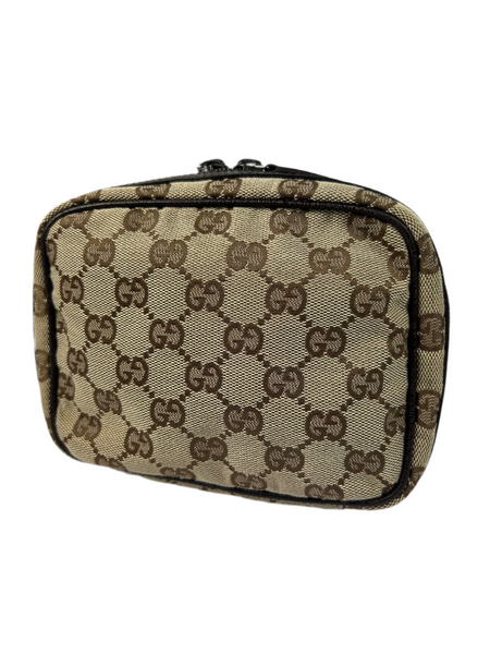 Gucci GG Canvas Monogram Cosmetic Bag