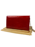 Louis Vuitton Vernis Leather Wallet on Chain